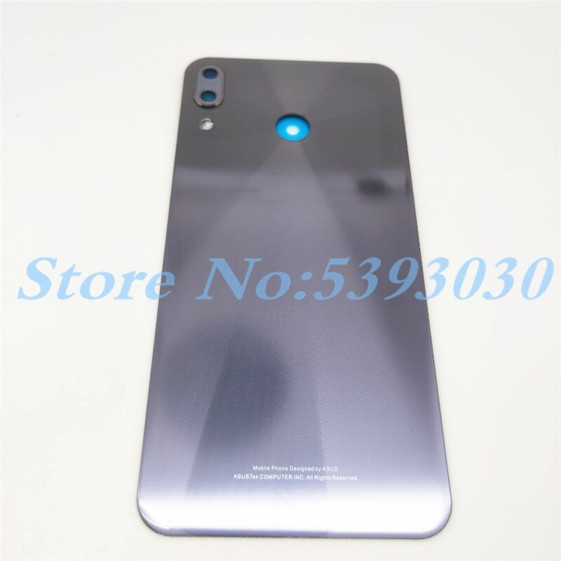 Couvercle de batterie arrière pour Asus Zenfone 5 ZE620KL 5Z ZS620KL, panneau de réparation, verre avec caméra, Original: Silver