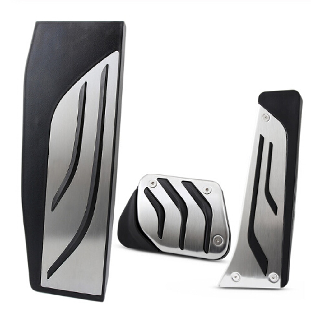 Fußstützen Pedale Für BMW 1 2 3 4 Serie - Edelstahl Mit Rutschfestem Gummi