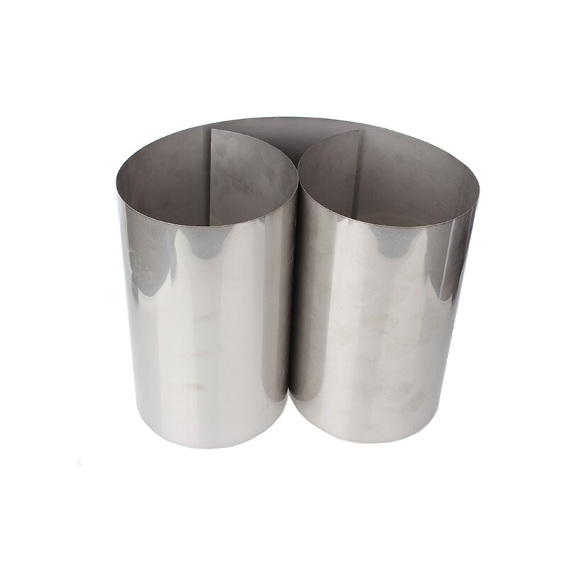 1pc 0.1mm thickness 100/200 MMTi Foil Thin Sheet Length 300 / 500 / 1000 mm Gr2 Titanium Foil Silver Thin