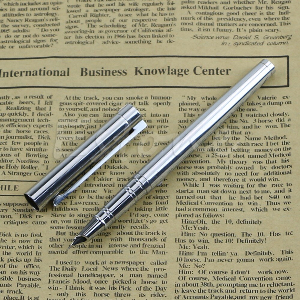 Jinhao 126 Executive Complete Silver Fine Kap Nib Vulpen