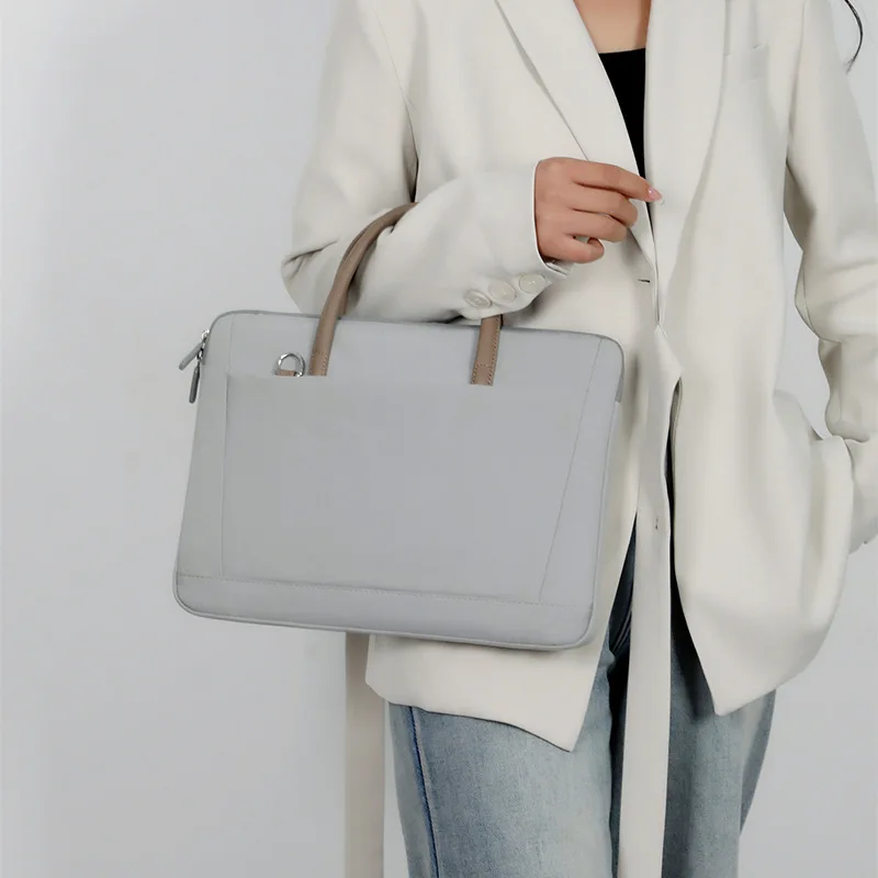 Laptoptas Mouw Beschermhoes Schoudertas voor Macbook Air 13 14 15,6 Inch ASUS Lenovo Dell Xiaomi Huawei Handtas