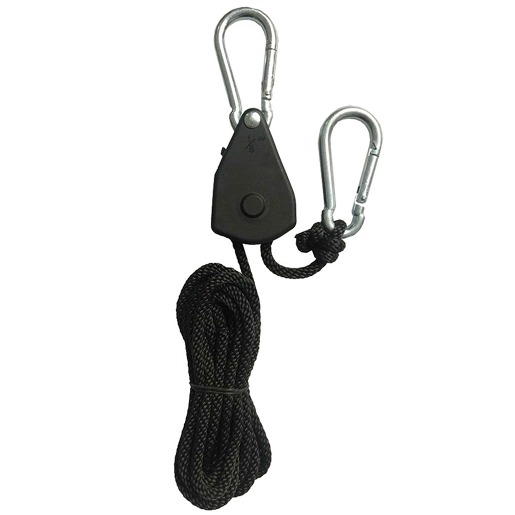 1/2/4/6/8/10/12/14/16pcs Touw Katrol 1.6M Ratel Vergrendeling Hanger Lamp Katrol Touwen Katrol Kano Boot Boog Stern Touw voor Camping: Rood