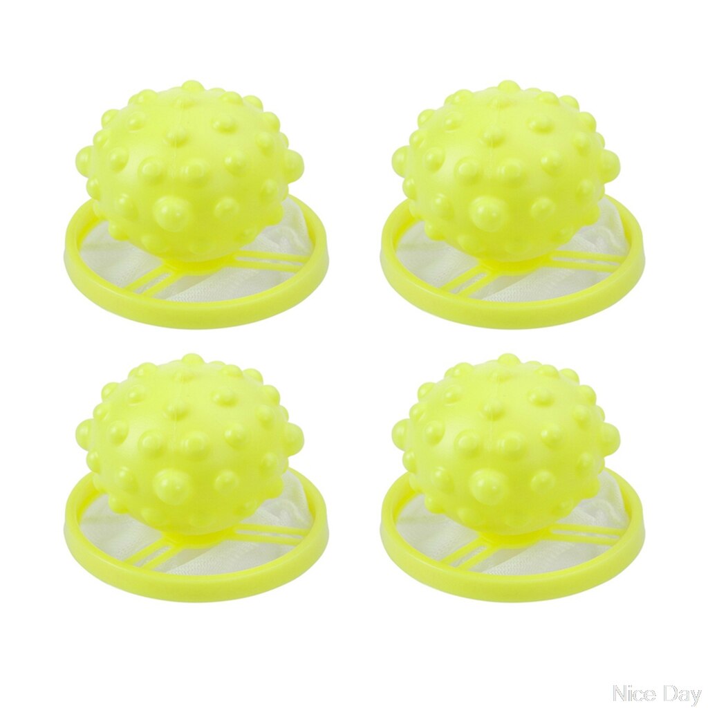 Washing Machine Hair Removal Catcher Floating Mesh Net Pouch Debris Collector: Yellow