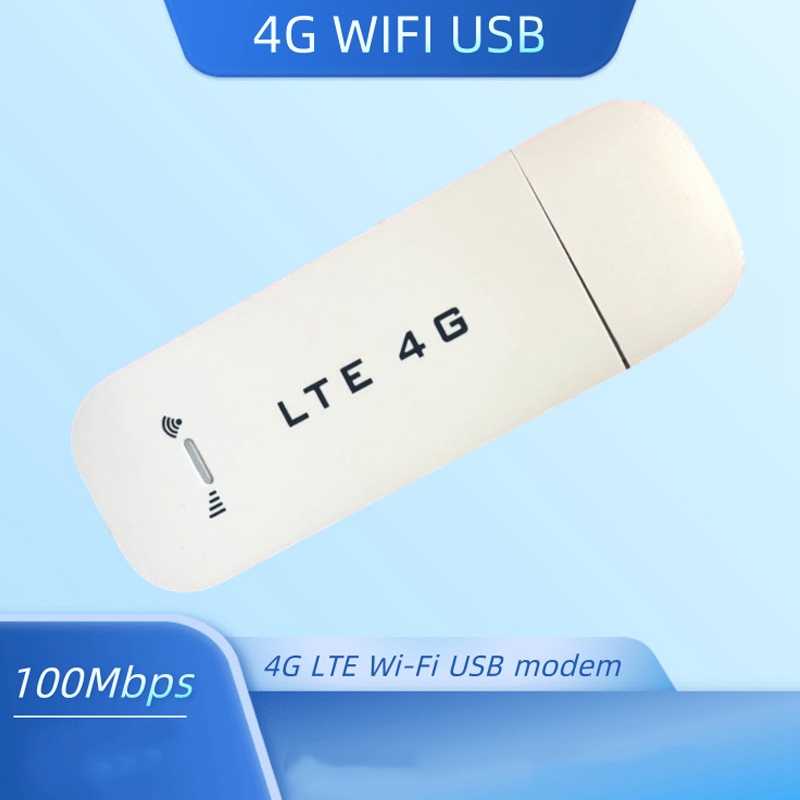 Módem Wifi USB 4G LTE de 100Mbps para coche, enrutador Wifi 4G, adaptador de red Dongle con ranura para tarjeta Sim