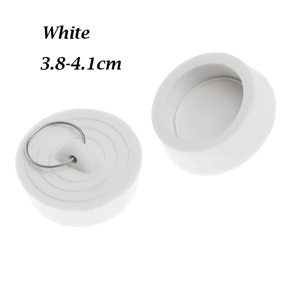 Rubber Lekkage-Proof Washroom Keuken Bad Stopper Ronde Floor Riool Drain Plug Sink Bad Drainage Cover Badkamer Benodigdheden: Clear
