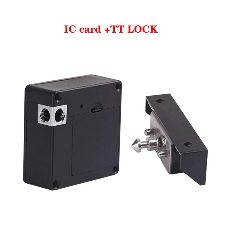 Smart Drawer Lock Intelligent Cabinet Locker ID Card/TT Lock APP Unlock Electronic Hidden Furniture Wooden Door Electric Lock: IC TT LOCK