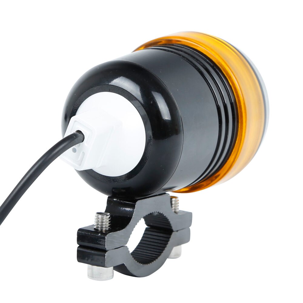 Universal Waterproof Black Shell U3 LED Motor Bike Motorcycle Headlight Spot Light