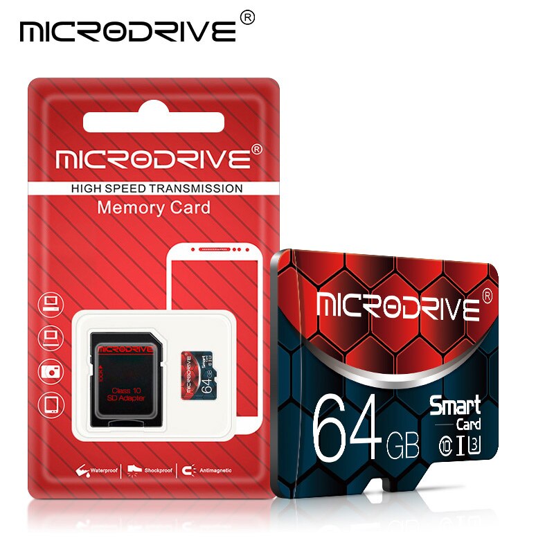 Microsd Memory cards 32GB 16GB 8GB High speed 64GB class 10 micro sd card 128GB cartao de memoria TF card for Phone/pc: 64GB