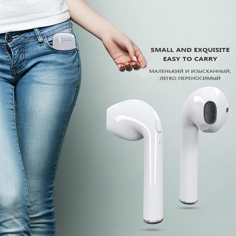 TWS Earbuds Wireless Bluetooth Earphones i7s i12 5.0 Stereo Sport In-Ear Multifunctional Headsets With Microphone 【Upgrade】