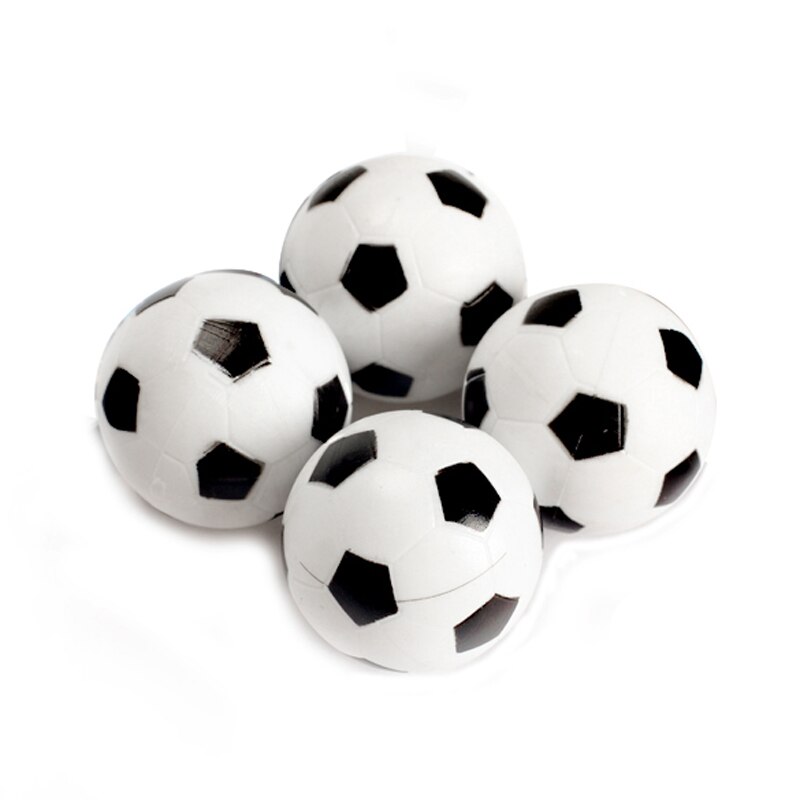 4 stk/sæt 32mm plastic fodboldbord bordfodbold bold fussball børn børn legetøj y-køb