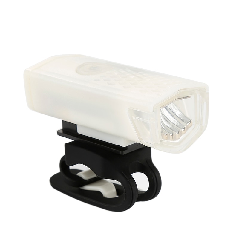 Fahrrad Licht Fahrrad Lampe USB Aufladbare 300 Lumen Fahrrad Lampe Vorderseite Scheinwerfer Taschenlampe Fahrrad Licht Fahrrad Zubehör: Weiß