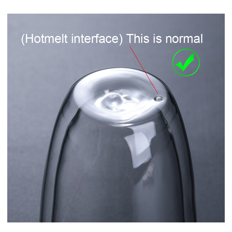 80ML Double Wall Glass Cup Transparent Handmade Heat Resistant Tea Drink Cups MINI Whisky Cup 100 centigrade Espresso Coffee Cup