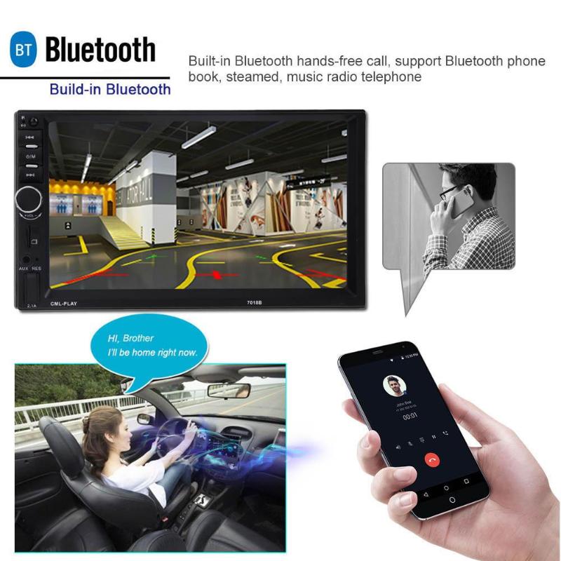 7 Inch 2din Car Mp5 Player 1080p Car Video Multimi Grandado
