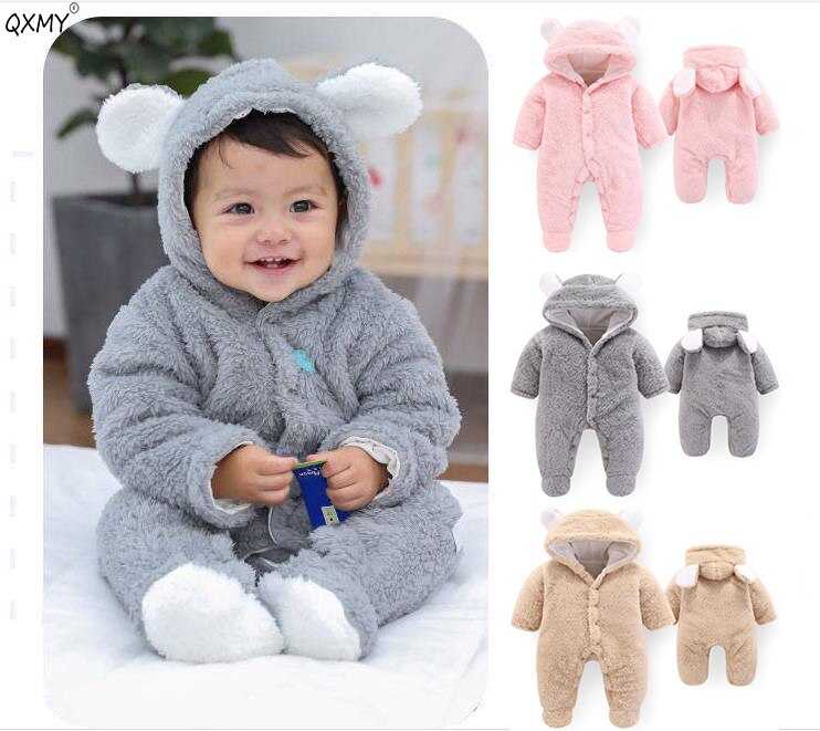 Hiver barboteuse bébé filles ensemble automne à manches longues -né Costume pour bébé garçons combinaison vêtements pour bébés