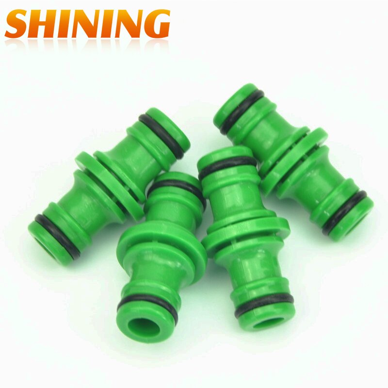 2pcs/lot Compatible 2-Way Quick Connector Garden Watering Car Washing Accessories Water Hose Pipe Two-Way Interchange Connectors