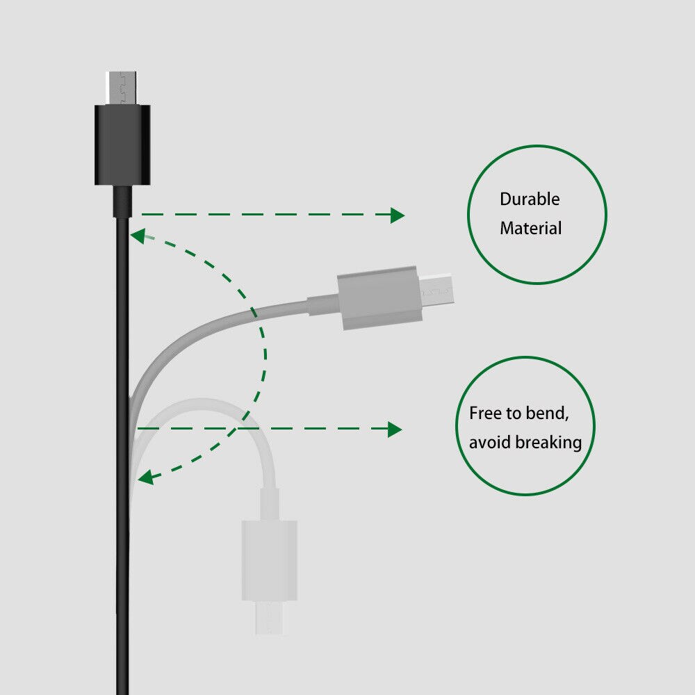 Micro USB Cable 12m Cable Charging Charger Sync Cable Data Cord For Huawei P9 Lite Honor 7 7S 7A 6A 9N for Nokia 5 3.1