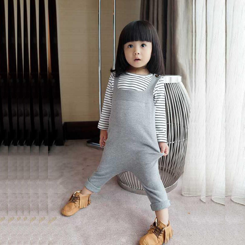 Lente Baby Jean Overalls Jongens Meisjes Katoen Harem Gebreide Broek Baby Kids Peuters PP Broek Baby Harembroek