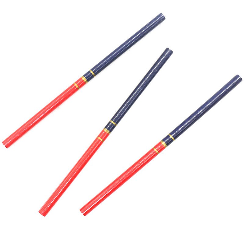 Coloffice 10 st/lot snickare pennor blått och rött bly för självbyggare snickare träbearbetning tjock kärna rund markeringspenna