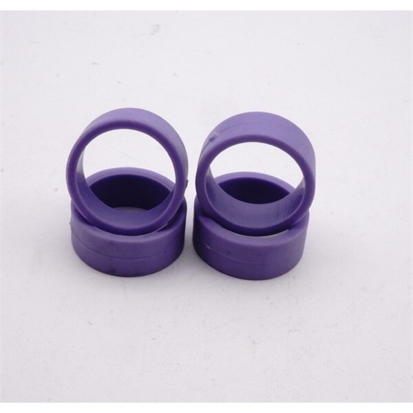 self-made tamiya mini 4wd tires rubber thin tires large size 1.8mm thickness medium size 2.0mm thickness more color 1set: purple medium szie