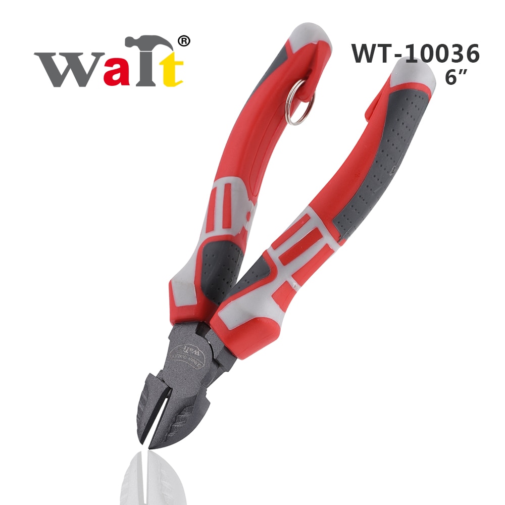 WAIT 6" Diagonal Cutting Pliers High Leverage Side Cutter Electrical Heavy Duty Crimping Stripping Cable Wire Cutting
