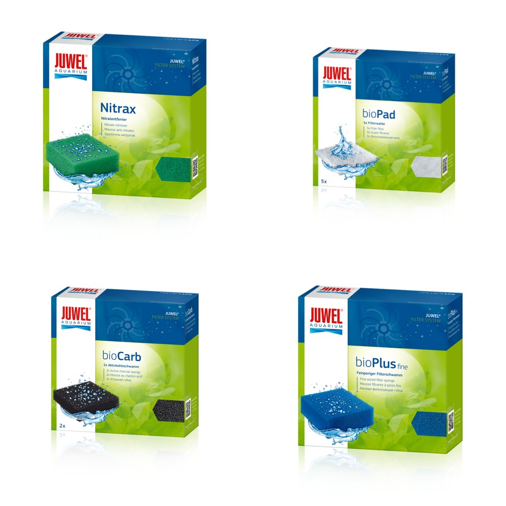 Original JUWEL Filter Media Poly Pad Carbon Sponge Nitrax bioPlus coarse bioPlus fine