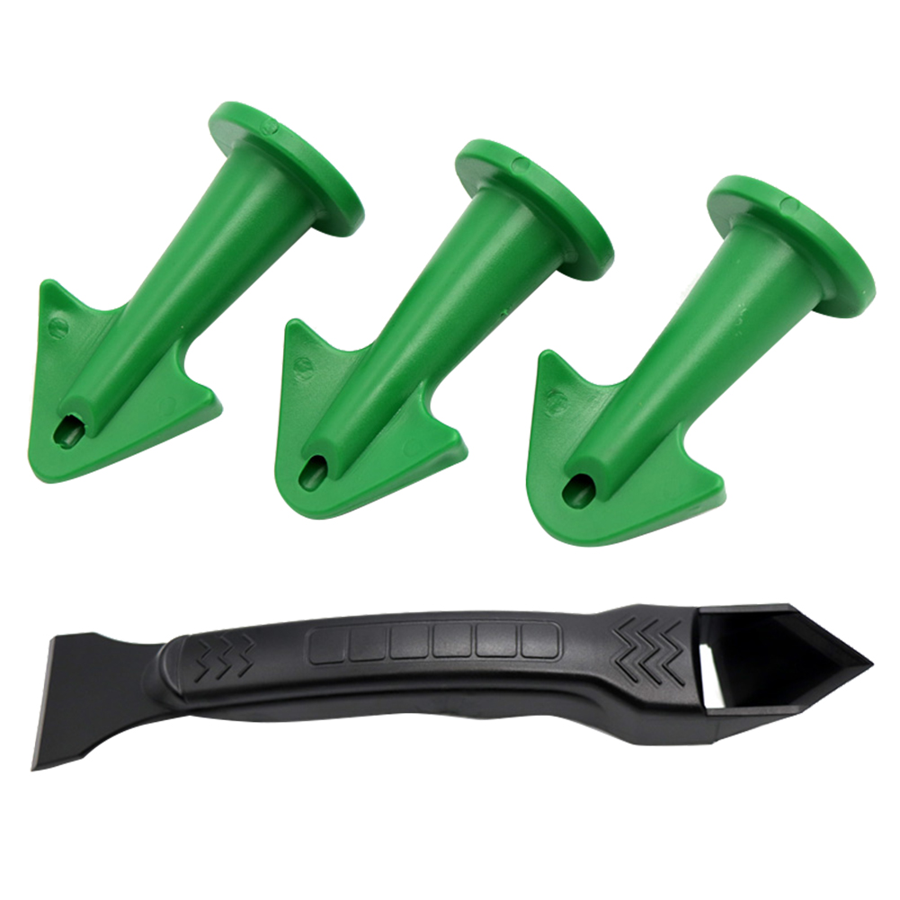 Caulk Nozzle Applicator Finishing Tool Silicone Remover Glue Caulk Finisher Reusable Sealant Smooth Scraper Grout Kit Tools Set