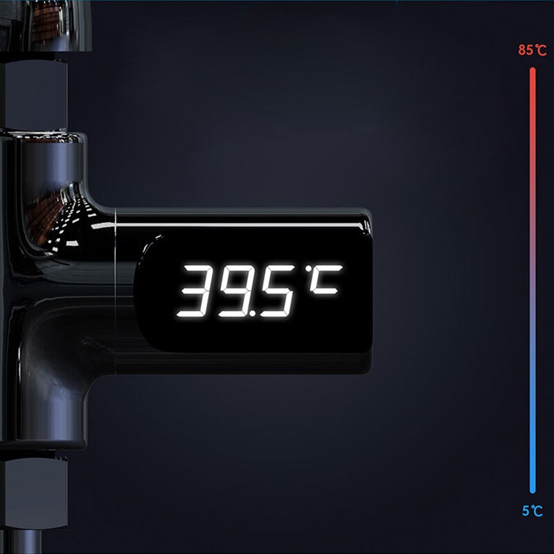 LED bébé thermomètre à eau en temps réel numérique douche moniteur de température utilisation pour enfants adultes maison salle de bain