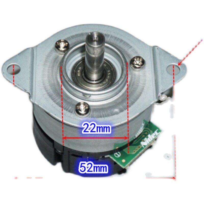 12-24V Japan Nidec24h Built-in Drive Encoder Brushless Servo Motor PWM Speed Regulation Forward and Reverse: with optical axis
