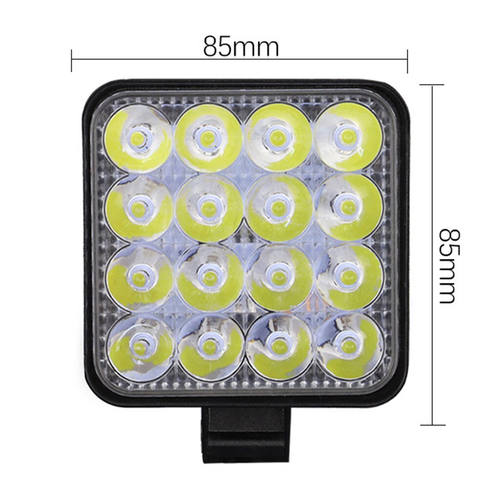 2Pcs 48W Square Bright LED Spotlight Work Light Ca... – Grandado