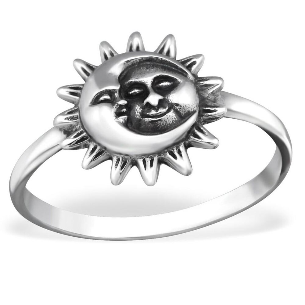 Bague de soleil et de lune simple pour hommes et femmes, bague de fiançailles, de mariage, de style bohème, pour femme et petite amie