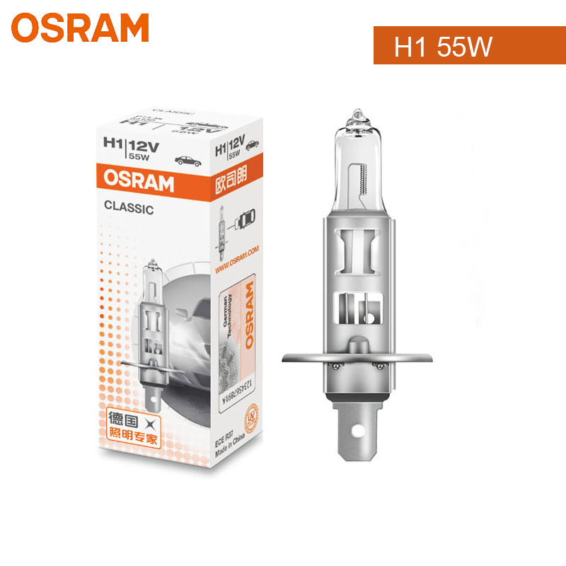 OSRAM H1 H4 H7 12V Auto Halogeen Koplamp Originele Lijn Onderdelen 3200K Warm Wit Authentieke Lamp Auto lamp Gemaakt In China 1X: Deep Blue