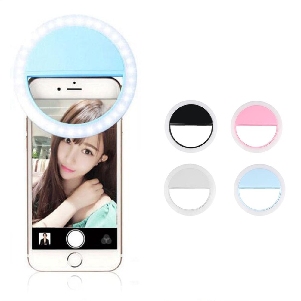 Selfie Ring Licht Draagbare 36 LED Lamp Voor Selfie Flash Telefoon Camera Fotografie Enhancing Voor iPhone Samsung Telefoon Houder
