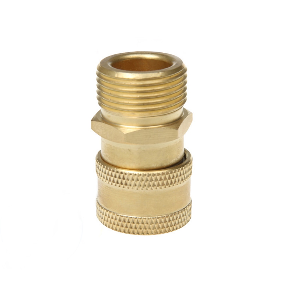 Högtryckstvättmunstycken biltvättare mässingskontakt  m22 hanadapter 1/4 " honanslutningsadaptrar