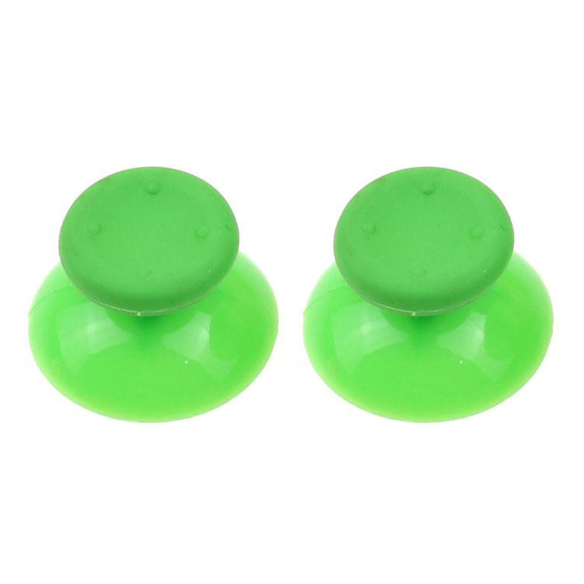 JCD 2 peças 3D analógico polegar vara cogumelo joystick tampa capa para controlador Xbox 360: Verde