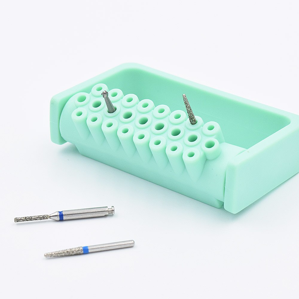 5 PCS 25 Holes Sterilization Dental Diamond Burs H... Vicedeal