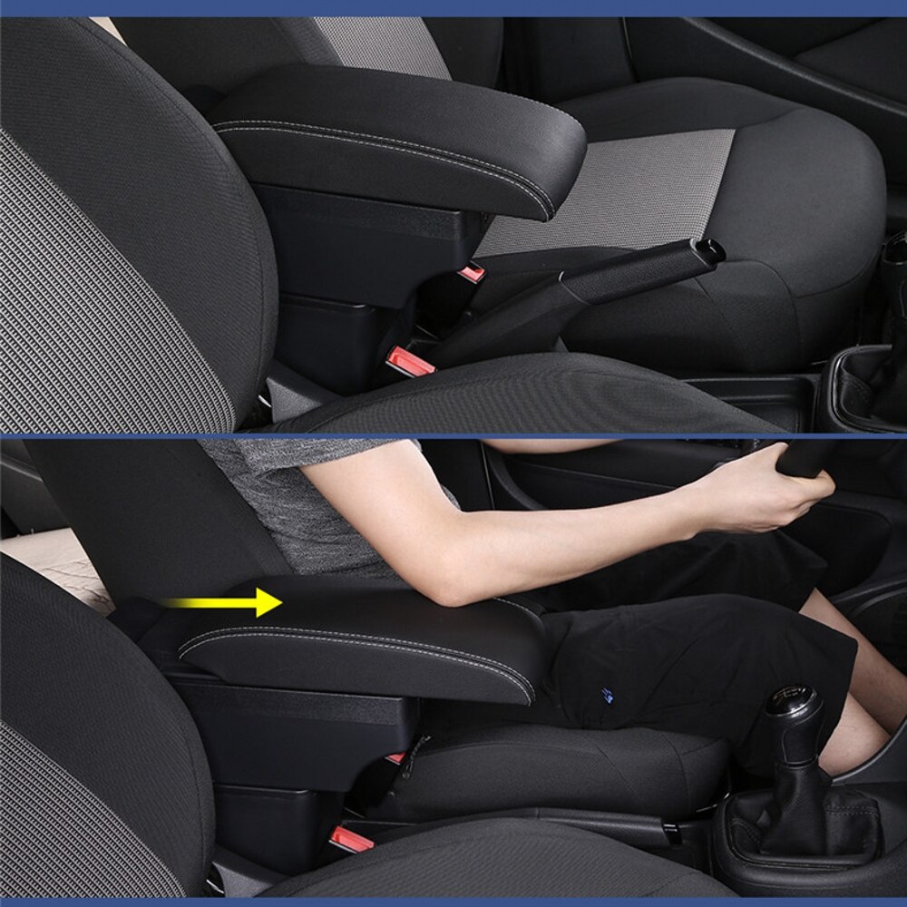 Für Chevrolet Funken III armlehne Kasten Universal- Wagen center konsole änderung zubehör doppel angehoben mit USB