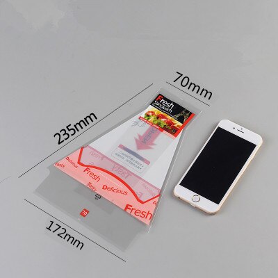 100pcs Sandwich packaging box white card carton baking cake paper box with window picnic party food disposable package: sandwich bag1