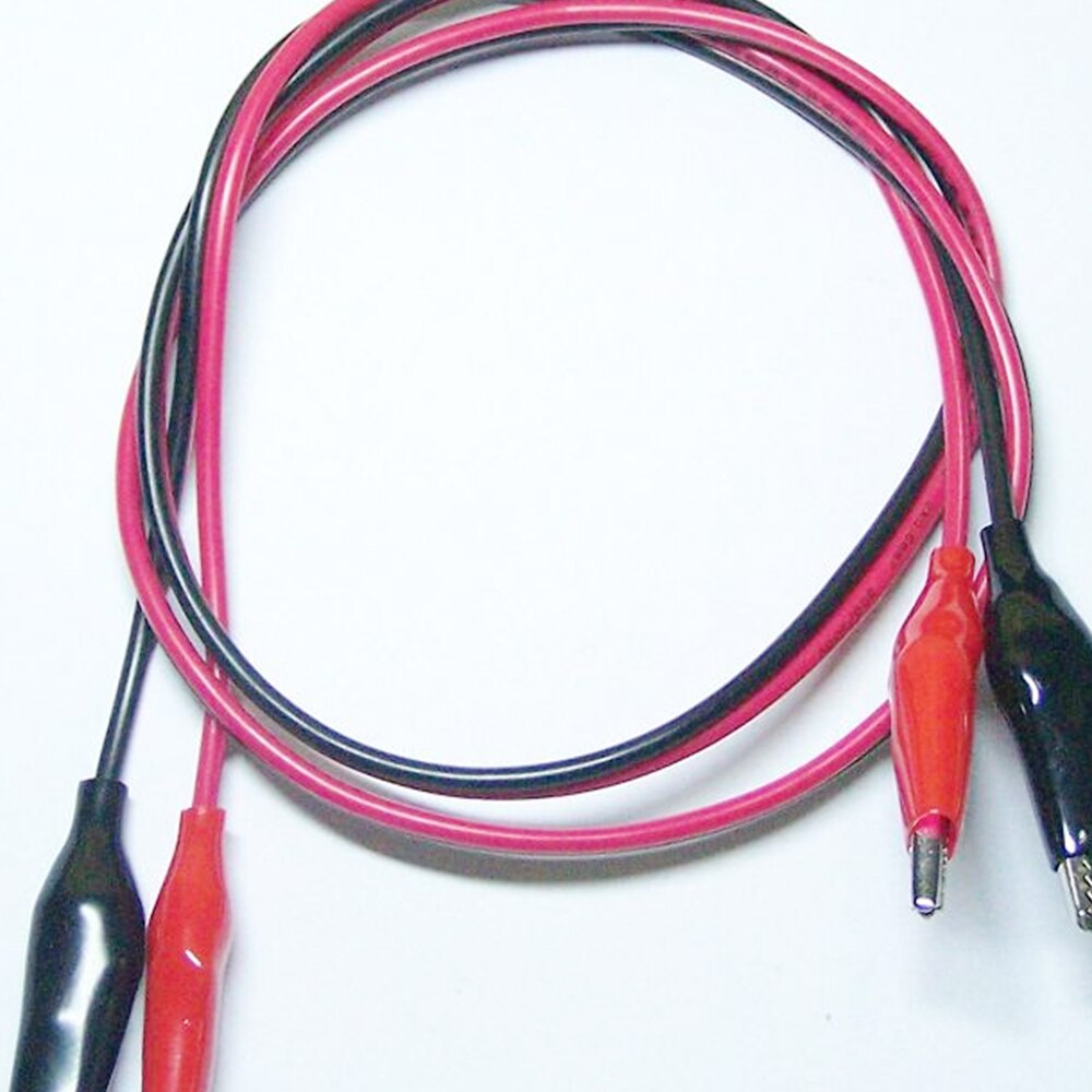 QWORK® 5 Pièces Cordons De Test à Pince Crocodile, Cordons De Test