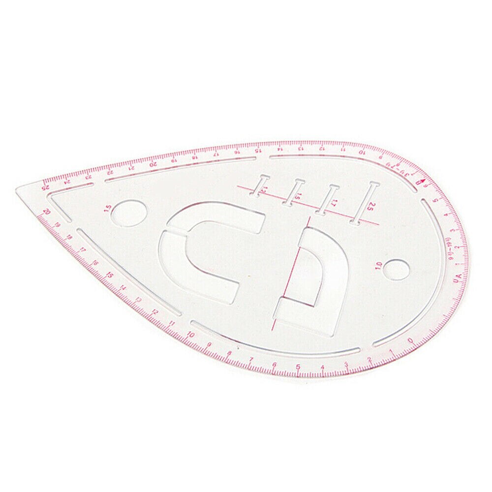 Plastic French Curve Metric Sewing Clothes Ruler Measure for Dressmaking Tailor Grading Curve Rule Pattern Making Accessories