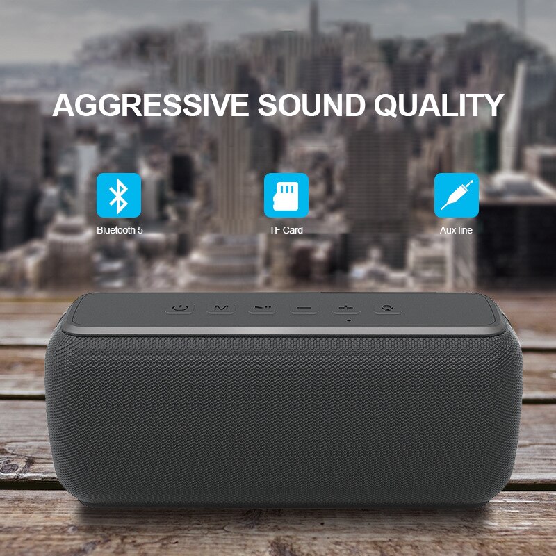 Xdobo X8 60W Bluetooth Speaker Voice Assistent Kolom Draagbare Speaker Met Diepe Bass Soundbar Subwoofer IPX5 Type-C waterdicht