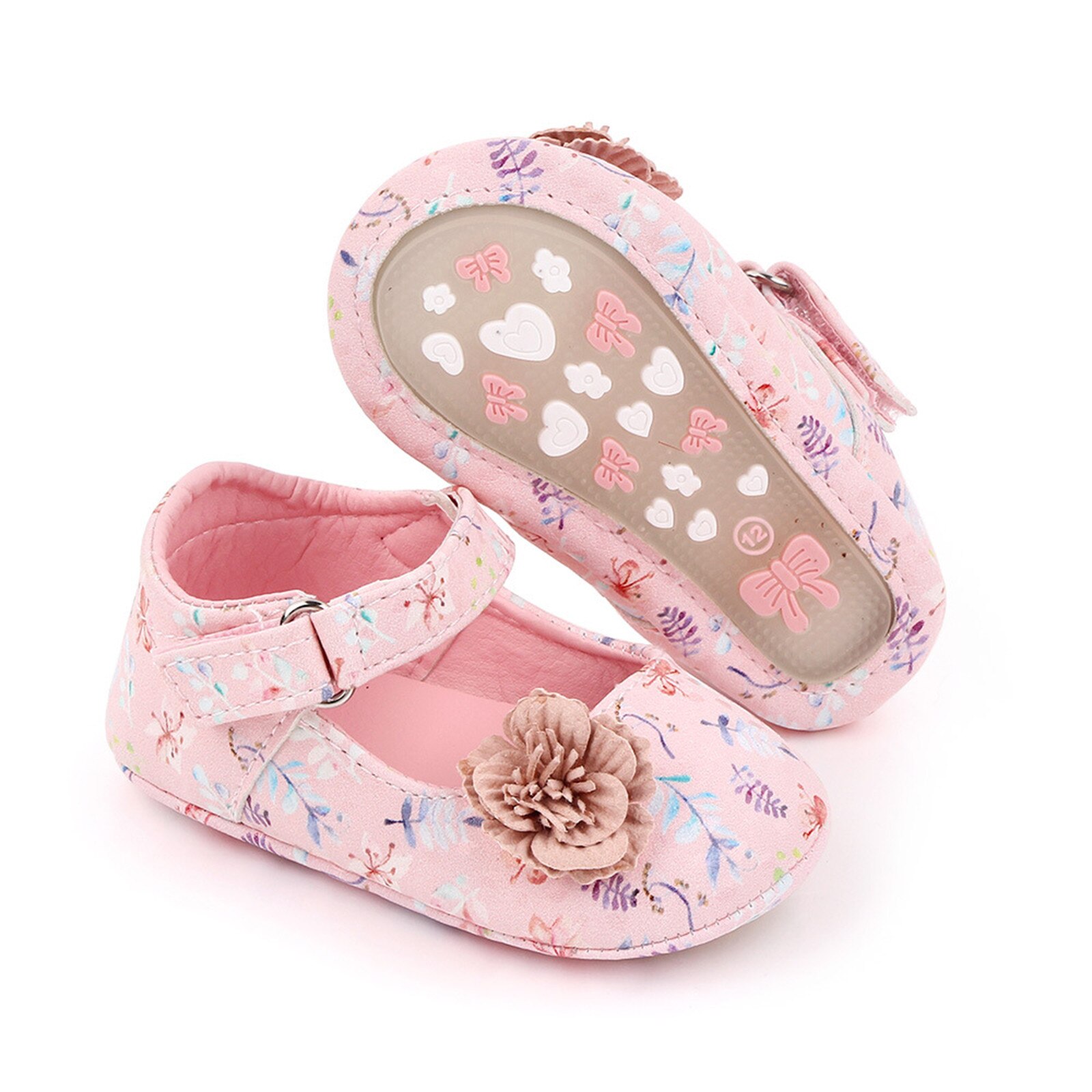 Toddler First Walkers baby shoes Infant Baby Girls Sandals Soft Non-Slip Rubber Sole Summer Flat Walking Shoes Baby Girl Shoes