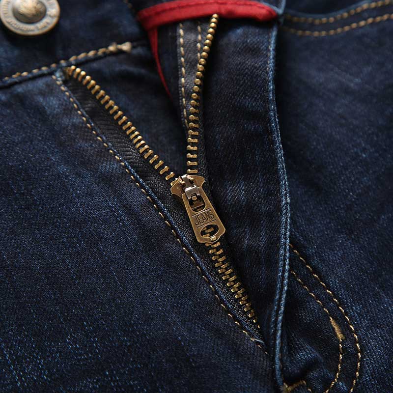 Autumn Winter Smart Casual Jeans Men Slim Fit Denim Pants Straight Hip Hop Skinny Jeans Pants Trousers Male Clothing Big Size