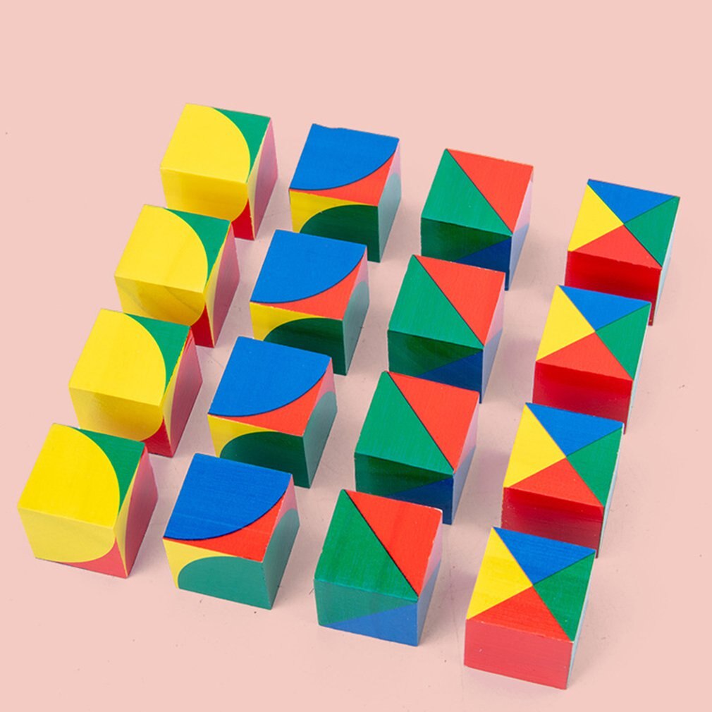 Logical Thinking Wooden Three-Dimensional Puzzle Neutral Hemu Thermal Transfer Develop Hands-On Skills Spatial Perception