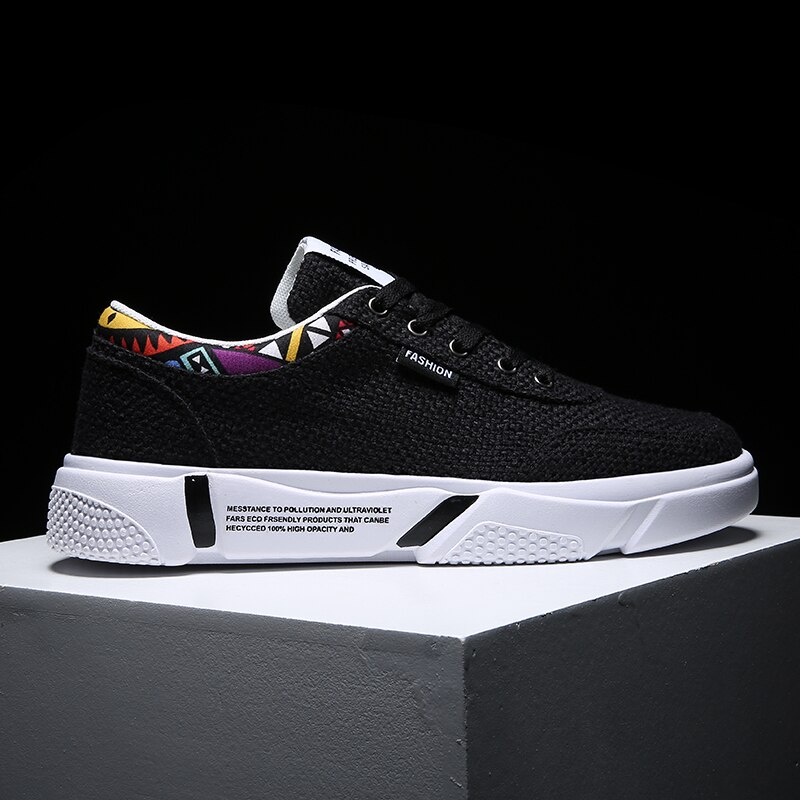 Refafa sneakers heren zomer linnen schoenen merk canvas schoenen heren ademende casual schoenen heren schoenen voor mannen menselijk ras