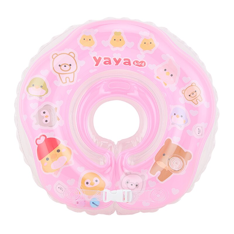 Newborn Bath Swimming Pool Water Fun Children Carton Float Circle yayabird Store Yayabird: S6  Dark Pink