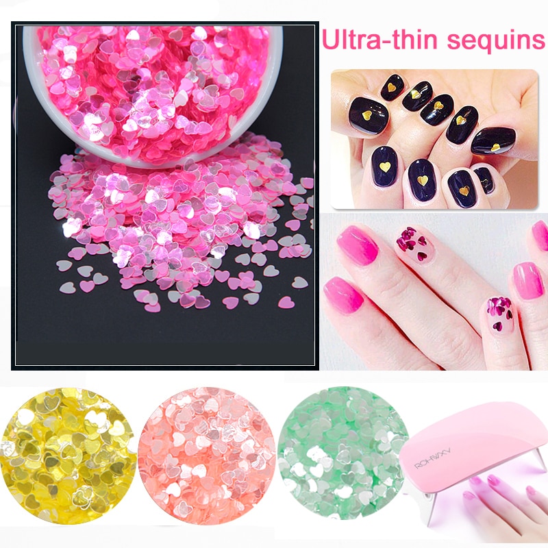 Ultra Dunne Glitter Sequin 3mm 4mm Hart Losse Pailletten Pailetten Nail Art Manicure Naaien Bruiloft Decoratie Accessoires 10g