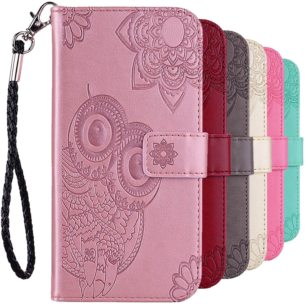 Redmi Note 9 Case 3D Uil Flip Leather Case Voor Xiaomi Redmi Note 9 6.53 Inch Wallet Cover Capa Redmi note 9 Cove Case