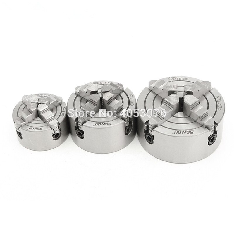 RU 54 Jaw scroll chuck K72-125 Lathe Chuck 125mm Four-Jaws 5'' Manual Chuck for CNC Clathe Fixture