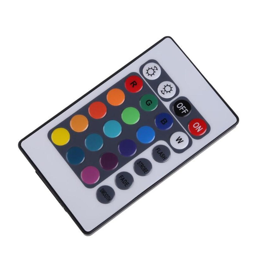 Contrôleur LED RGB 24 Touches + Télécommande USB 5V-12V - Pour Bandes LED, Alimentation Facile