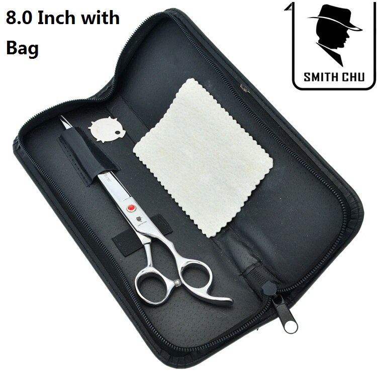 Tijeras de aseo para mascotas Smith Chu, 8 ", Japón 440C, tijeras curvas para cortar el pelo de mascotas, cortadora de pelo B0061C: B0061C-02-80